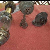 Газово-фитилни стенни лампи, снимка 2 - Антикварни и старинни предмети - 27671097