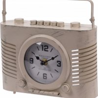 Часовник с дизайн на ретро радио, снимка 3 - Други - 39660736