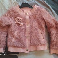 Страхотно кожено яке с текстил за малка кокетка, снимка 8 - Детски якета и елеци - 32585314