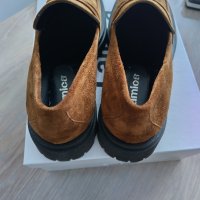 САМО 100 ЛВ! ЧИСТО НОВИ ИТАЛИАНСКИ дамски обувки тип "лоуфър", снимка 2 - Дамски ежедневни обувки - 43930034