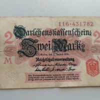 2 марки 1914 Германия, снимка 1 - Нумизматика и бонистика - 32866704