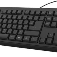 Кабелна клавиатура Hama AKC-100 (QWERTY / AZERTY, снимка 1 - Клавиатури и мишки - 40792957