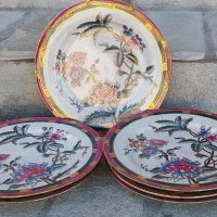 Антични чинии 6бр, снимка 4 - Декорация за дома - 43635437