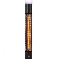 Електрическа печка Star Patio ZHQ 1588-RDM с инфрачервен нагревател външна колона LED светлини Bluet, снимка 2 - Отоплителни печки - 32607616