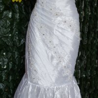 сватбена булчинска рокля от луксозна тафта, снимка 9 - Сватбени рокли - 33767247