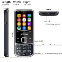 4 SIM карти!  Телефон SERVO V9500 Magic Voice , снимка 7 - Телефони с две сим карти - 43983752