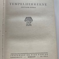 Тempelherren/Господарят на замъка, Копенхаген 1934, снимка 5 - Художествена литература - 32745285
