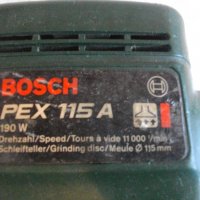 Bosch PEX115A-ЗА РЕМОНТ-ЗА ЧАСТИ-Бош-Швейцарски Кръгъл-190 Вата-Ексцентър Виброшлайф, снимка 12 - Други инструменти - 33130331