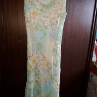 Дълга еластична рокля без ръкав с подплата , снимка 3 - Рокли - 28967965