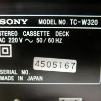 Sony TC-W320, снимка 8 - Декове - 44001355