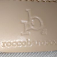 Roccobarocco® (RB) чанта – канвас, дръжка и детайли от естествена кожа , снимка 5 - Чанти - 32462032