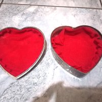 Стара Посребрена Кутия За Бижута-Сърце, снимка 4 - Други ценни предмети - 43273122