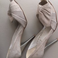 Обувки на ток -от Естествен велур, снимка 4 - Дамски обувки на ток - 38394218