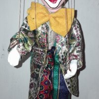 Марионетка Шмидер- Клоун от истинско дърво, ръчна изработка 3, снимка 9 - Антикварни и старинни предмети - 43820834