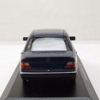 Mercedes-Benz 230E W124 от 1991 - мащаб 1:43 на Maxichanps моделът е нов в PVC дисплей-кейс, снимка 15 - Колекции - 43516230