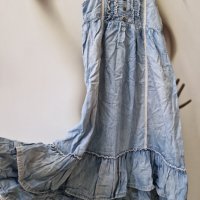 Невероятна дънкова рокля за момиче , снимка 5 - Детски рокли и поли - 40373036