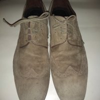 Италиански м.обувки естествена кожа-велур н.44-44,5, снимка 1 - Ежедневни обувки - 43171153