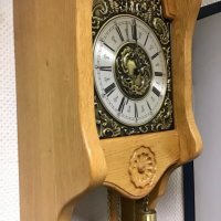 Стар Немски стенен часовник SBS Feintechnik, снимка 3 - Антикварни и старинни предмети - 34816465