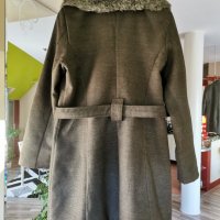 Дамско палто със сваляща се яка, снимка 6 - Палта, манта - 43976094