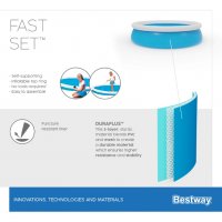 Басейн с надуваем ринг BESTWAY -  ( 1.83 х 0.51 м. ) 57392, снимка 3 - Басейни и аксесоари - 37207255