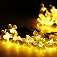 декоративни лампички за градина със соларен панел цветя, снимка 9 - Соларни лампи - 37083264