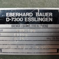 Електромагнитна спирачка EBERHARD BAUER, снимка 11 - Електродвигатели - 27388635