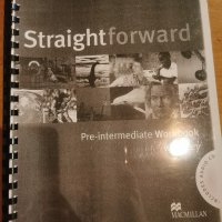 Учебник и учебна тетрадка по Английски език Straight forward , снимка 1 - Учебници, учебни тетрадки - 44923228