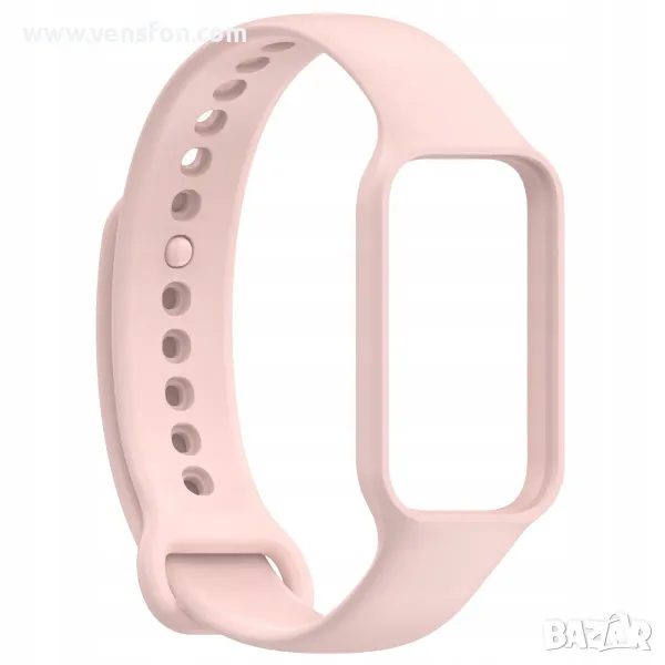 Силиконова каишка за Xiaomi Mi Band 8 Aktive /розова/, снимка 1