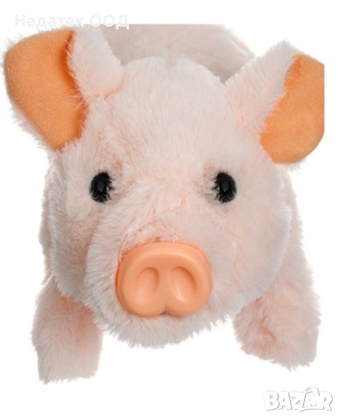 Плюшена играчка, Прасенце, звуци и движение, снимка 1