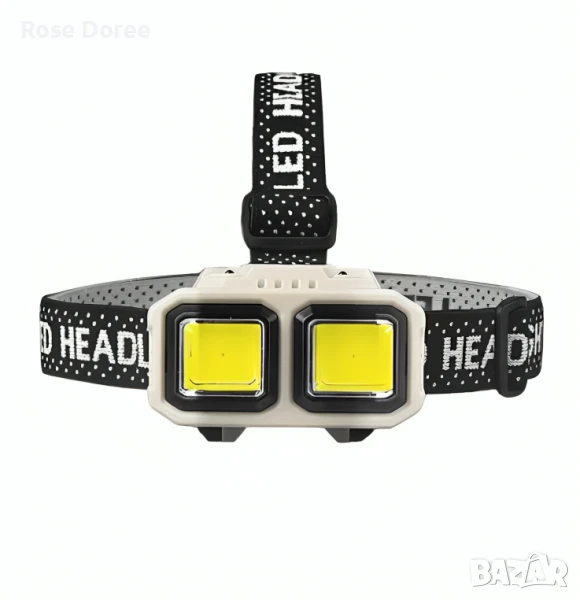 🔦 Професионален LED челник EDAR HX816S | 🔌 USB‑C | 🔆 4 режима | 🧠 Сензор, снимка 1