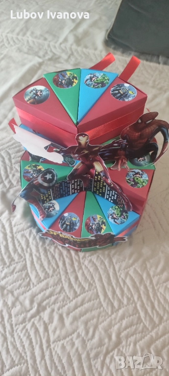 Картонена торта Marvel , снимка 1