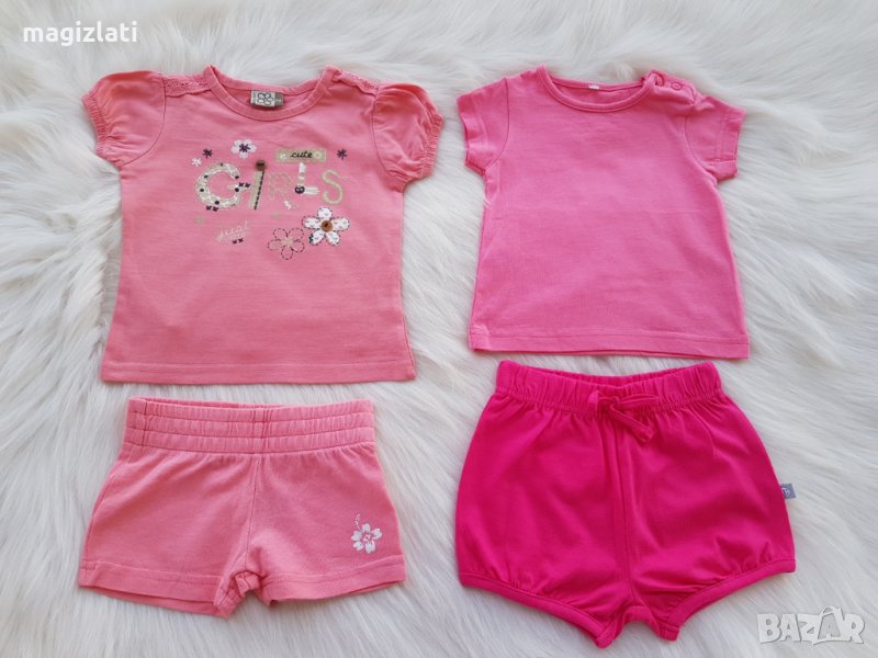 Къси панталонки и тениски 3-6 месеца, снимка 1