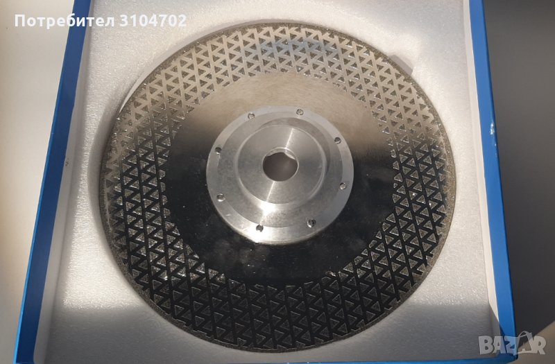 Диамантен диск за шлайфане/рязане на мрамор с фланец ф230, снимка 1