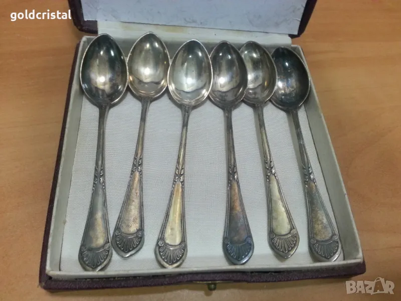 Стари посребрени лъжички , снимка 1