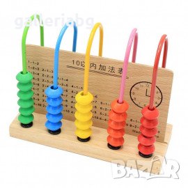 Дървена игра за пресмятане, снимка 1