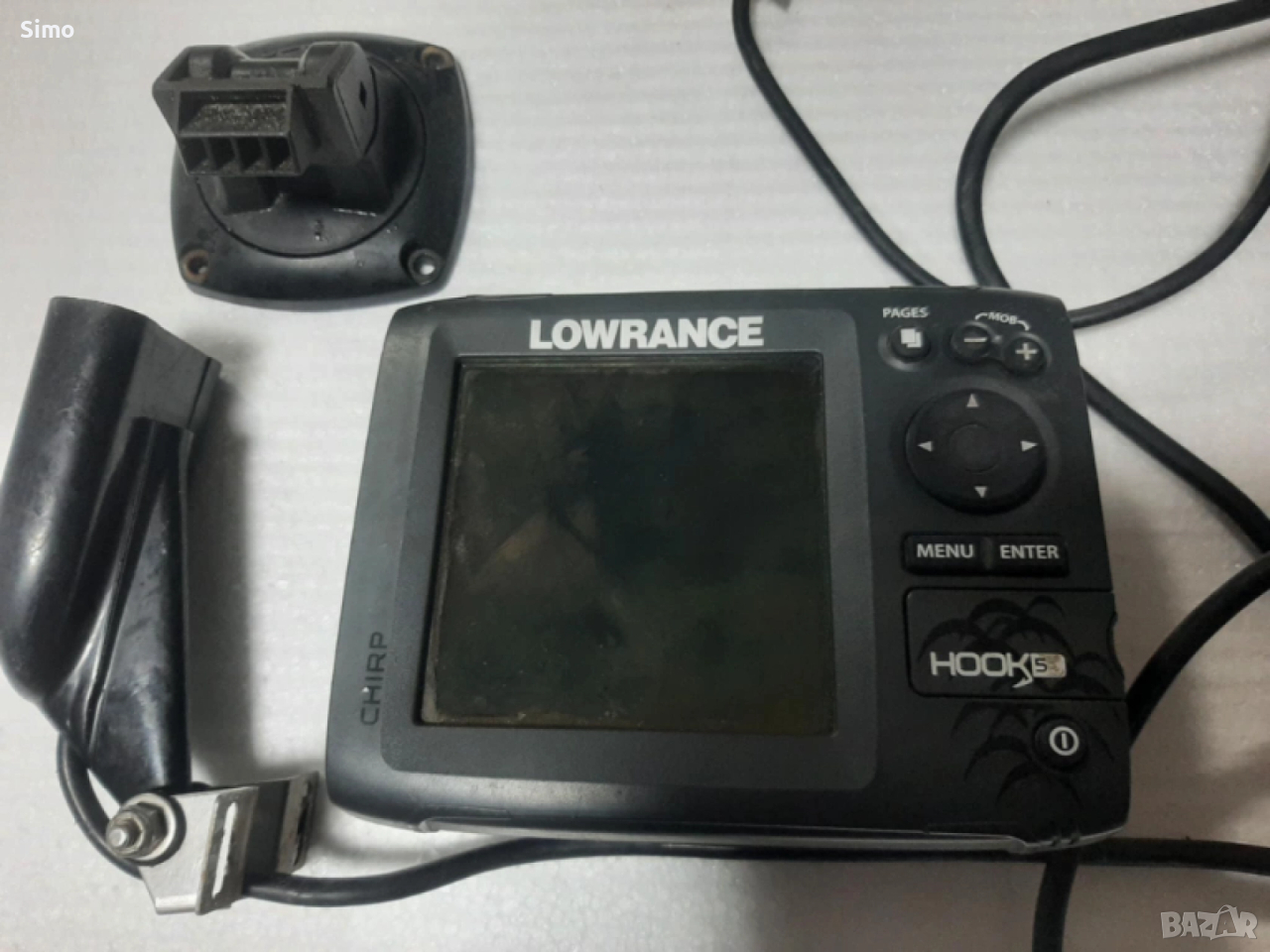 СОНАР Сонар с GPS Lowrance HOOK-5 CHIRP, снимка 1