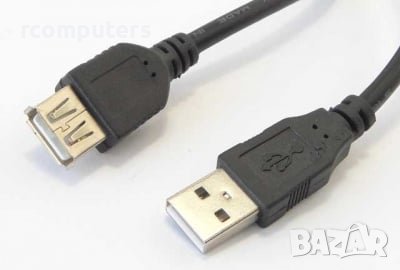 Кабел USB M-USB F 3m , снимка 1