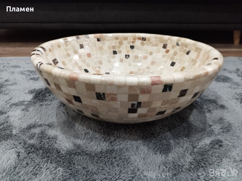 Мраморна мивка ръчна изработка , снимка 1