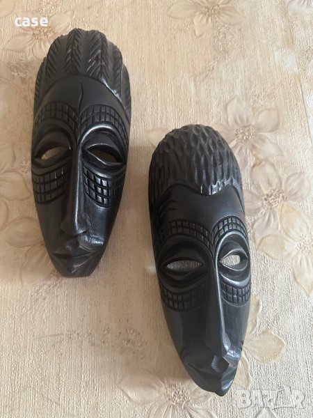 Африкански маски от абанос, снимка 1