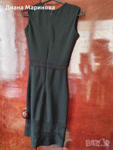 Черна стилна рокля по тялото , снимка 1