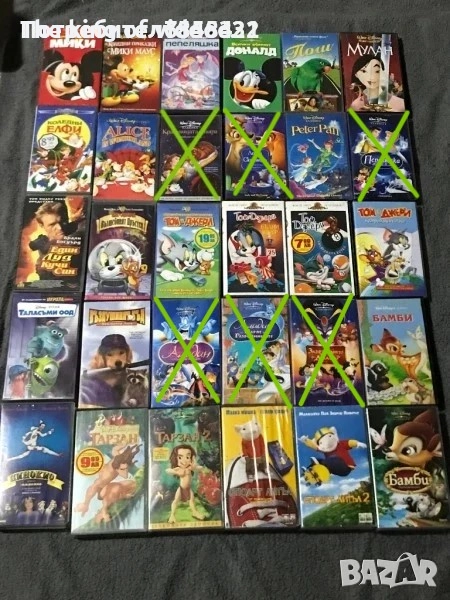 Видеокасети над 140 броя VHS, снимка 1