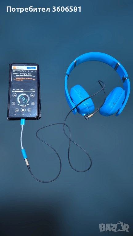 Аудио адаптер от Type-C към 3.5 мм жак AUX за iPhone,Samsung,  Huawei, Honor, Xiaomi, Redmi и други, снимка 1