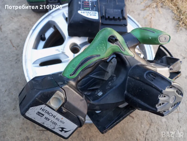 Циркуляр Хитачи на батерии, снимка 1