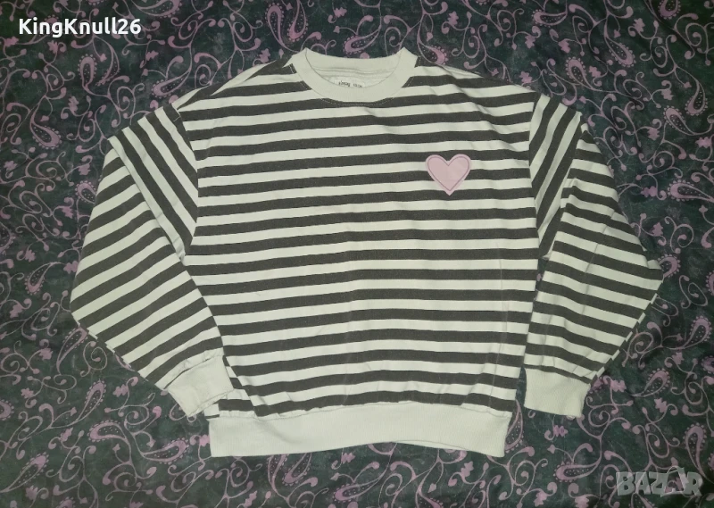 Блуза с дълъг ръкав Сърце , снимка 1