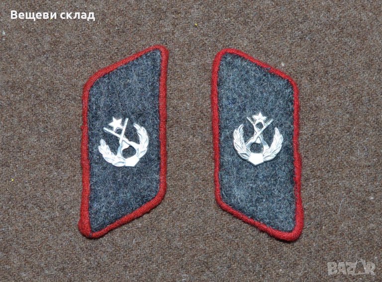 петлици за шинел общовойскови БНА, снимка 1