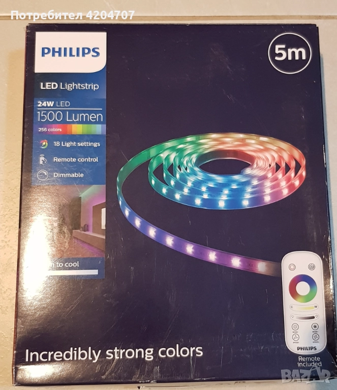 Led лента 5м. Philips, снимка 1