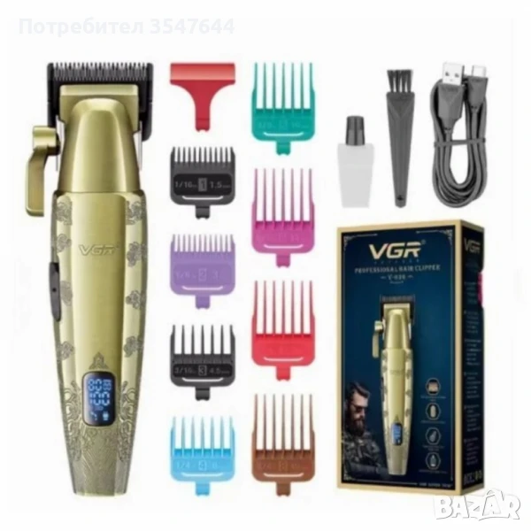 Професионална машинка за подстригване VGR V-036 с мощен мотор, снимка 1