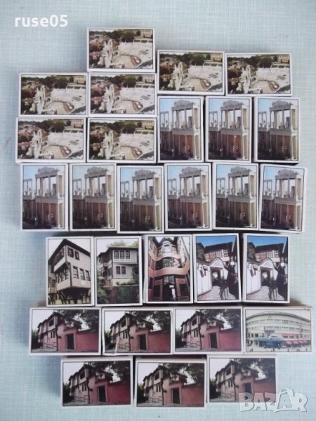 Лот от 28 бр. български кибрита "Пловдив'99", снимка 1