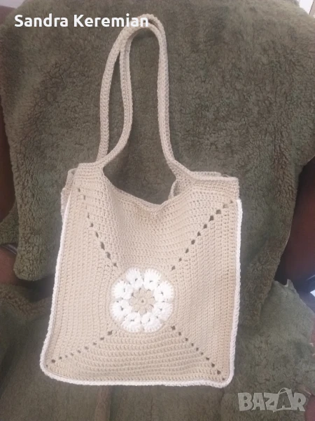 плетена чанта, снимка 1