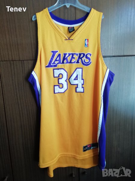 LA Lakers Shaquille O'Neal Nike NBA Jersey оригинален потник Шакил О'Нийл Лейкърс , снимка 1